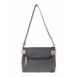 ブラウン×ピンク | [撥水/軽量]アクセントレザーコンパクトショルダーバッグ | MK MICHEL KLEIN BAG