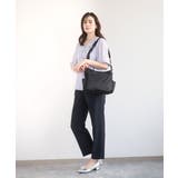 [撥水/軽量]アクセントレザーショルダーバッグ | MK MICHEL KLEIN BAG | 詳細画像24 