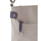 [撥水/500g以下の軽量]アクセントレザーコンパクトショルダーバッグ | MK MICHEL KLEIN BAG | 詳細画像22 