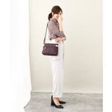 [撥水/500g以下の軽量]アクセントレザーコンパクトショルダーバッグ | MK MICHEL KLEIN BAG | 詳細画像25 