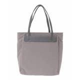 グレー | [A4収納可]異素材ジョイントスクエアトートバッグ | MK MICHEL KLEIN BAG