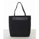ブラック | [A4収納可]異素材ジョイントスクエアトートバッグ | MK MICHEL KLEIN BAG