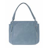 ライトブルー | [2WAY/A4収納可]ジップデザインスクエアトートバッグ | MK MICHEL KLEIN BAG