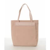 ベージュ | [A4収納可]異素材ジョイントスクエアトートバッグ | MK MICHEL KLEIN BAG