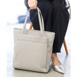 ライトグレー | [A4収納可]異素材ジョイントスクエアトートバッグ | MK MICHEL KLEIN BAG