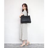 [A4収納可/2WAY]サイドジップデザイントートバッグ | MK MICHEL KLEIN BAG | 詳細画像23 