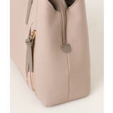 [A4収納可/2WAY]サイドジップデザイントートバッグ | MK MICHEL KLEIN BAG | 詳細画像8 