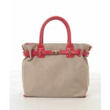 [2WAY/撥水加工]異素材ベルトデザインスクエアバッグ | MK MICHEL KLEIN BAG | 詳細画像2 