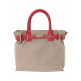 [2WAY/撥水加工]異素材ベルトデザインスクエアバッグ | MK MICHEL KLEIN BAG | 詳細画像3 