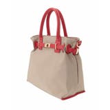 [2WAY/撥水加工]異素材ベルトデザインスクエアバッグ | MK MICHEL KLEIN BAG | 詳細画像4 