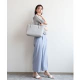 [2WAY/A4収納可]合成皮革エンボスビジネストート | MK MICHEL KLEIN BAG | 詳細画像16 