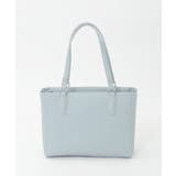 ライトブルー | [2WAY/A4収納可]合成皮革エンボスビジネストート | MK MICHEL KLEIN BAG