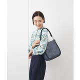 ネイビー | [2WAY]合成皮革ツイストハンドルバッグ | MK MICHEL KLEIN BAG