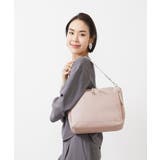 ピンク | [2WAY]パンチングハンドルサイドファスナーバッグ | MK MICHEL KLEIN BAG