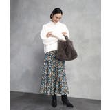 [2WAY]ファーショルダースクエアデザインバッグ | MK MICHEL KLEIN BAG | 詳細画像17 