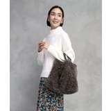 ブラウン | [2WAY]ファーショルダースクエアデザインバッグ | MK MICHEL KLEIN BAG