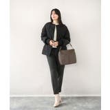 [2WAY]合成皮革ダブルポケットスクエアバッグ | MK MICHEL KLEIN BAG | 詳細画像18 