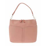 ピンク | [2WAY]合成皮革ダブルポケットスクエアバッグ | MK MICHEL KLEIN BAG