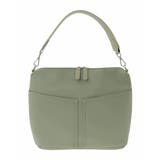 グリーン | [2WAY]合成皮革ダブルポケットスクエアバッグ | MK MICHEL KLEIN BAG