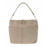 ベージュ | [2WAY]合成皮革ダブルポケットスクエアバッグ | MK MICHEL KLEIN BAG