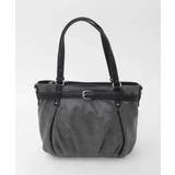 ブラック | [2WAY]フロントベルトタックデザイントートバッグ | MK MICHEL KLEIN BAG