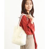 アイボリー | [軽量]タッセル付きニットバッグ | MK MICHEL KLEIN BAG