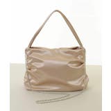 [2WAY]サイドギャザーサテントートバッグ | MK MICHEL KLEIN BAG | 詳細画像2 