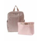 ベージュ | [撥水/収納アドバイザー監修]タックデザインコンパクトリュック | MK MICHEL KLEIN BAG