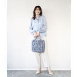 [A4収納可/300g以下の軽量]ギャザーデザインナイロントートバッグ | MK MICHEL KLEIN BAG | 詳細画像15 