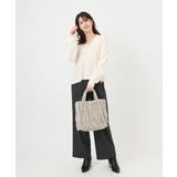 [A4収納可/300g以下の軽量]ギャザーデザインナイロントートバッグ | MK MICHEL KLEIN BAG | 詳細画像18 