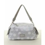 グレー | [2WAY]ドット柄モダンワイドバッグ | MK MICHEL KLEIN BAG