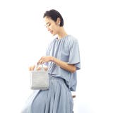 シルバー | [2WAY]メタリックメッシュコンパクトバッグ | MK MICHEL KLEIN BAG