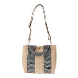[2WAY/インナーバッグ付き]ラメアクセントメッシュ風デザイントート | MK MICHEL KLEIN BAG | 詳細画像6 