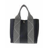 ブラック | [2WAY/インナーバッグ付き]ラメアクセントメッシュ風デザイントート | MK MICHEL KLEIN BAG