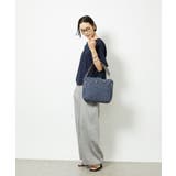 [2WAY]パンチングハンドルサイドファスナーバッグ | MK MICHEL KLEIN BAG | 詳細画像17 