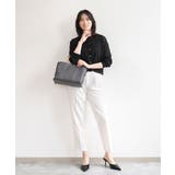 [2WAY]バンブーハンドルパンチングバッグ | MK MICHEL KLEIN BAG | 詳細画像16 