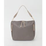 ブラウン | [2WAY]合成皮革パンチングワンショルダースクエアバッグ | MK MICHEL KLEIN BAG
