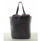 ブラック | [インナー巾着付き]メッシュトートバッグ | MK MICHEL KLEIN BAG