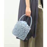 ブルー | [300g以下の軽量]フリルリボンバッグ | MK MICHEL KLEIN BAG