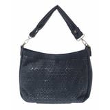 ネイビー | [2WAY]パンチングラメデザインバッグ | MK MICHEL KLEIN BAG