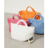 ホワイト | [2WAY]メッシュ編みトートバッグ | MK MICHEL KLEIN BAG