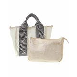 [2WAY/ポーチ付き]ラメアクセントメッシュトートバッグ | MK MICHEL KLEIN BAG | 詳細画像10 