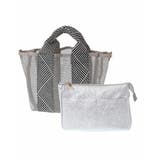 [2WAY/ポーチ付き]ラメアクセントメッシュトートバッグ | MK MICHEL KLEIN BAG | 詳細画像14 