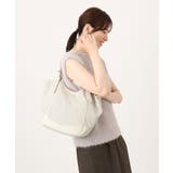 [2WAY/500g以下の軽量]ベルトデザインパンチングトート | MK MICHEL KLEIN BAG | 詳細画像11 