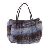 [2WAY]ニュアンスチェックラウンドトートバッグ | MK MICHEL KLEIN BAG | 詳細画像15 