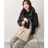 ベージュ | [2WAY]合成皮革タックデザインバッグ | MK MICHEL KLEIN BAG