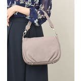グレー | [2WAY]ギャザーポイントワンハンドルバッグ | MK MICHEL KLEIN BAG