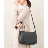 ブラック | [2WAY]ギャザーポイントワンハンドルバッグ | MK MICHEL KLEIN BAG