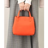 オレンジ | [2WAY]スクエアコンパクトトートバッグ | MK MICHEL KLEIN BAG