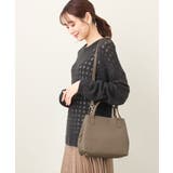 ベージュ | [2WAY]スクエアコンパクトトートバッグ | MK MICHEL KLEIN BAG